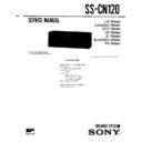 Sony LBT-D670AV, LBT-N555AV, LBT-N555AVK, LBT-XB8AV, LBT-XB8AVK, LBT-XB8AVKS, SS-CN120 Service Manual