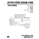 Sony LBT-D705, LBT-D705CD, LBT-D705CDM, LBT-D705M Service Manual