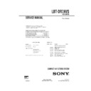 Sony LBT-DR7AVS Service Manual