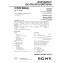 Sony LBT-GPX55, LBT-GPX77, MHC-GPX33, MHC-GPX55, MHC-GPX77, MHC-GPX88 Service Manual