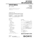 Sony LBT-GPX555, MHC-GPX555, MHC-GPX888 Service Manual