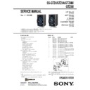 Sony LBT-GTZ4I, MHC-GTZ4, MHC-GTZ4I, MHC-GTZ5, SS-GTZ4, SS-GTZ4A, SS-GTZ4M, SS-GTZ5M Service Manual