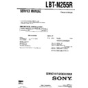 Sony LBT-N255R Service Manual