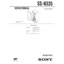 Sony LBT-N335KR, SS-N335 Service Manual