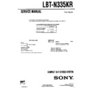 Sony LBT-N335KR Service Manual