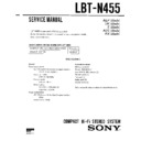 Sony LBT-N455 Service Manual