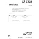 Sony LBT-V4800R, LBT-XB3KR, SS-XB3R Service Manual