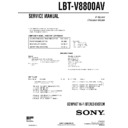 lbt-v8800av service manual