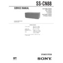 Sony LBT-V8900AV, LBT-XB55AV, LBT-XB80AV, LBT-XB88AV, LBT-XB88AVK, LBT-XB88KS, SS-CN88 Service Manual