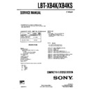 Sony LBT-XB4K, LBT-XB4KS Service Manual