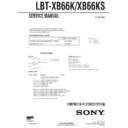 Sony LBT-XB66K Service Manual