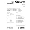 lbt-xg700, lbt-xg80 service manual