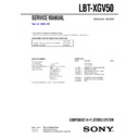 lbt-xgv50 service manual