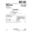 Sony MDS-302 (serv.man4) Service Manual