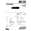 mds-302 service manual