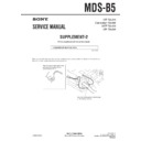 Sony MDS-B5 (serv.man3) Service Manual