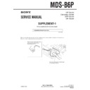 Sony MDS-B6P (serv.man2) Service Manual