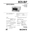 mds-b6p service manual