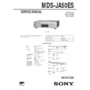 mds-ja50es service manual