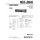 mds-jb940 service manual
