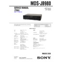 mds-jb980 service manual