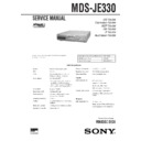 mds-je330 service manual