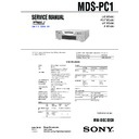 Sony MDS-PC1 Service Manual