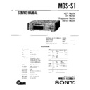 mds-s1 service manual
