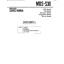 Sony MDS-S30 (serv.man3) Service Manual