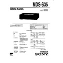 Sony MDS-S35 (serv.man2) Service Manual