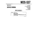 mds-s37 service manual