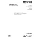 Sony MDS-S39 (serv.man2) Service Manual