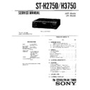 Sony MHC-2750, MHC-3750, ST-H2750, ST-H3750 (serv.man2) Service Manual