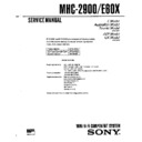 mhc-2900, mhc-e60x service manual