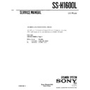 Sony MHC-300, SS-H1600L Service Manual