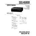 Sony MHC-5900, MHC-E90X, SEQ-H5900 (serv.man2) Service Manual