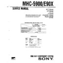 Sony MHC-5900, MHC-E90X, SEQ-H5900 Service Manual