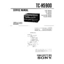 Sony MHC-5900, MHC-E90X, TC-H5900 Service Manual