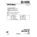 Sony MHC-595, SS-H595 Service Manual