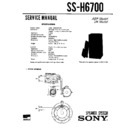Sony MHC-6700, SS-H6700 Service Manual