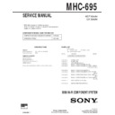 mhc-695 service manual