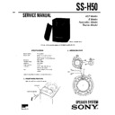 Sony MHC-710, SS-H50 Service Manual