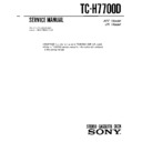 Sony MHC-7700D, MHC-7710D, TC-H7700D Service Manual