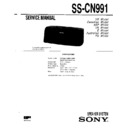 Sony MHC-991AV, MHC-G99AV, SS-CN991 Service Manual