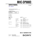 mhc-dp900d service manual