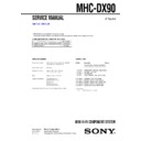 mhc-dx90 service manual