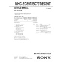 Sony MHC-EC69T, MHC-EC79T, MHC-EC99T Service Manual