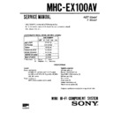 mhc-ex100av service manual