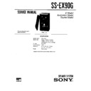 Sony MHC-EX5, MHC-EX9AV, SS-EX90G Service Manual