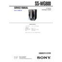 mhc-gn800, ss-wg800 service manual